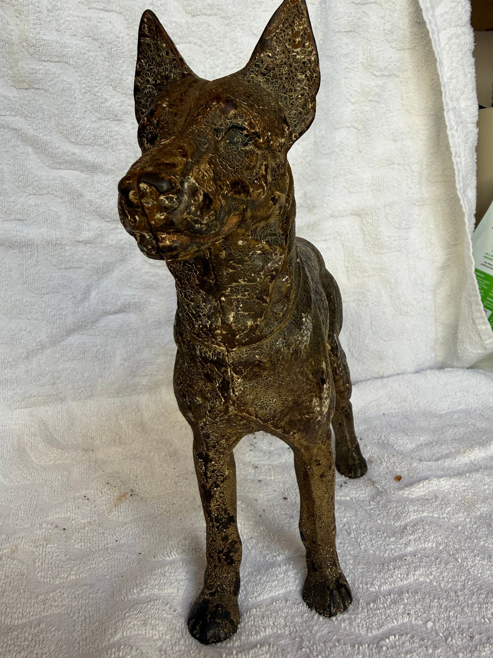 1930s Cast Iron German Shepherd - 9