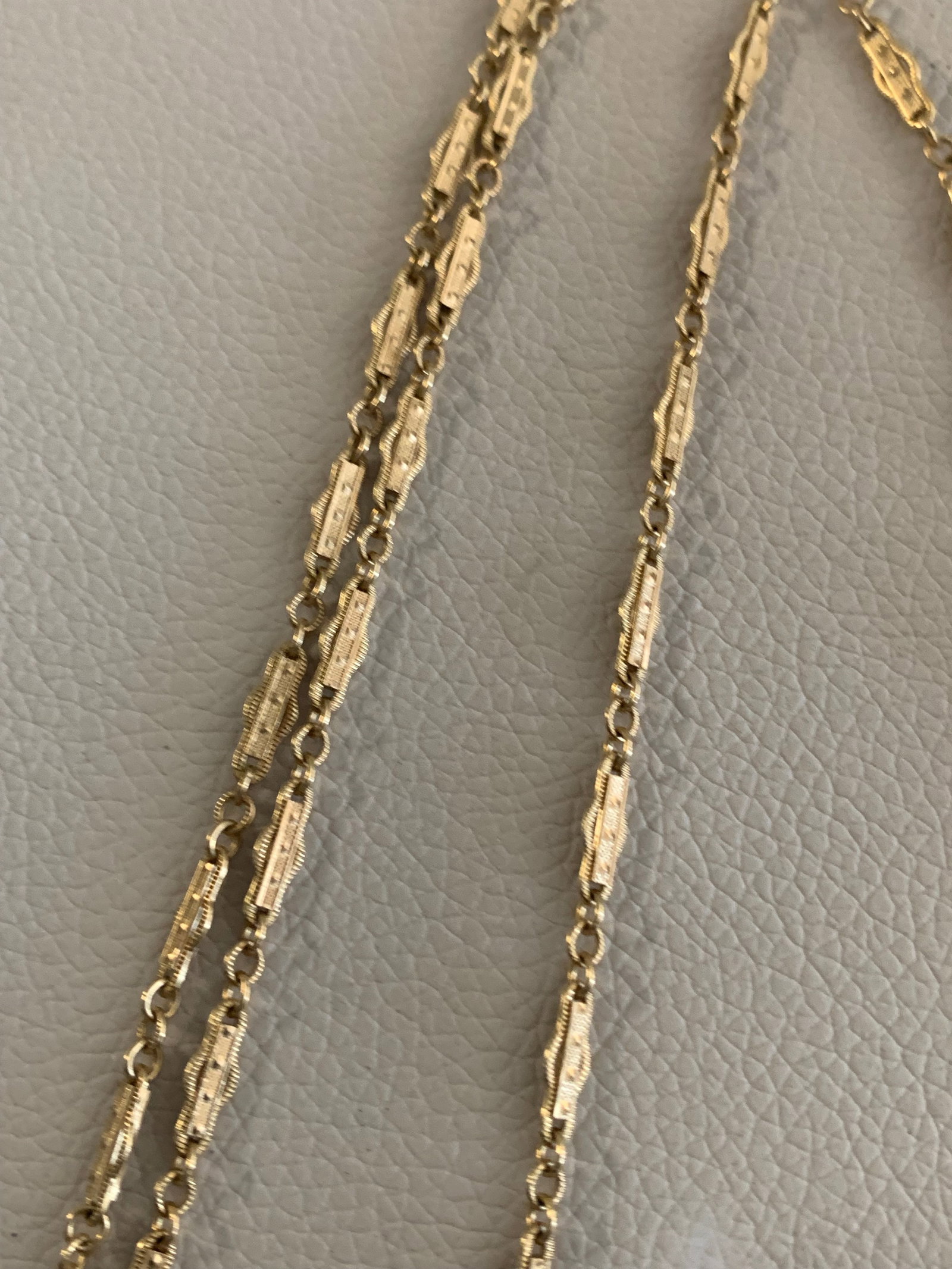 Antique Micro Mosaic Pendant Necklace - 14k Gold Frame - 7