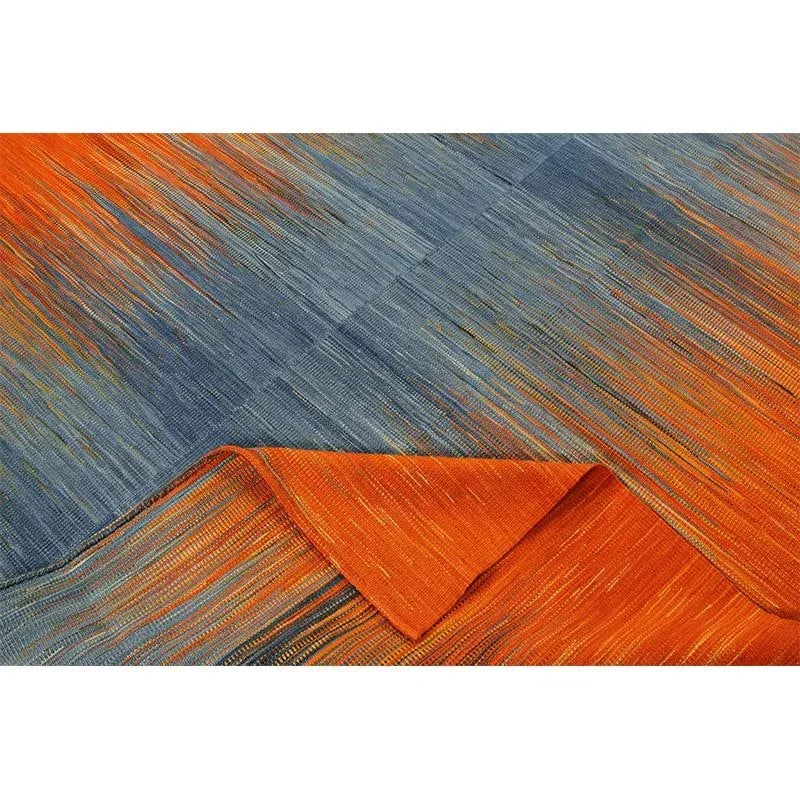 Handwoven Scandinavian Style Persian Kilim Rug 8'4'' X 11'10" - 3