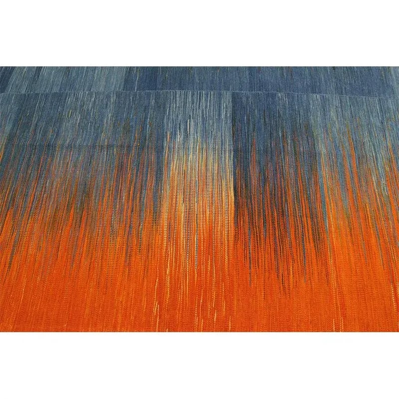 Handwoven Scandinavian Style Persian Kilim Rug 8'4'' X 11'10" - 5