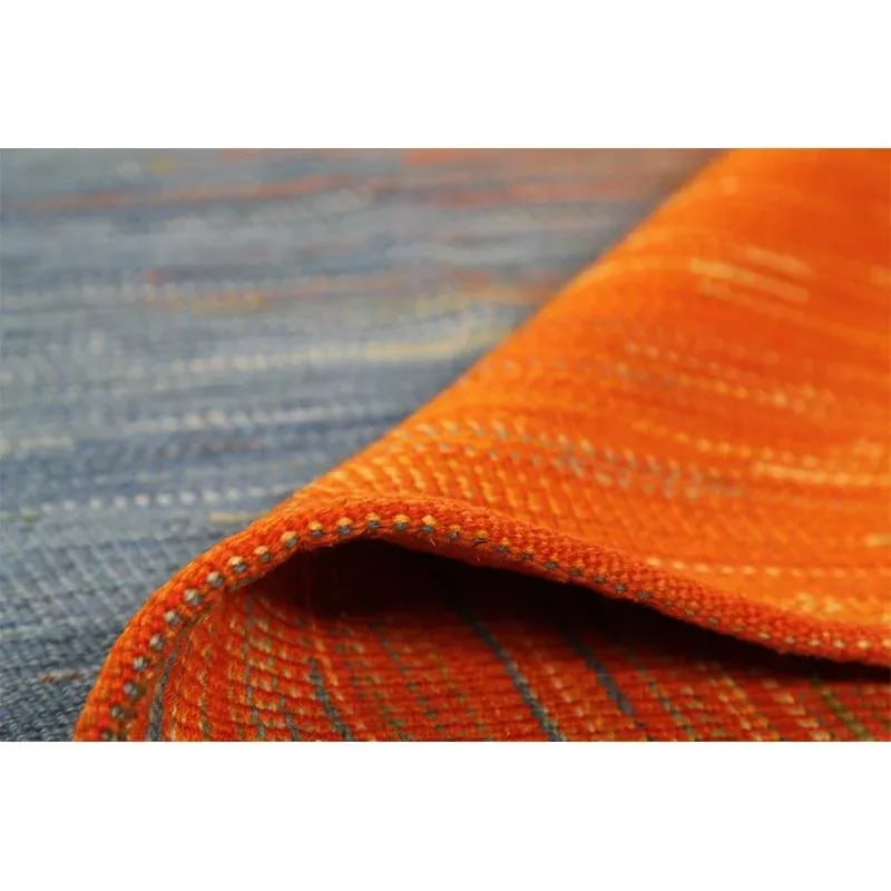 Handwoven Scandinavian Style Persian Kilim Rug 8'4'' X 11'10" - 7