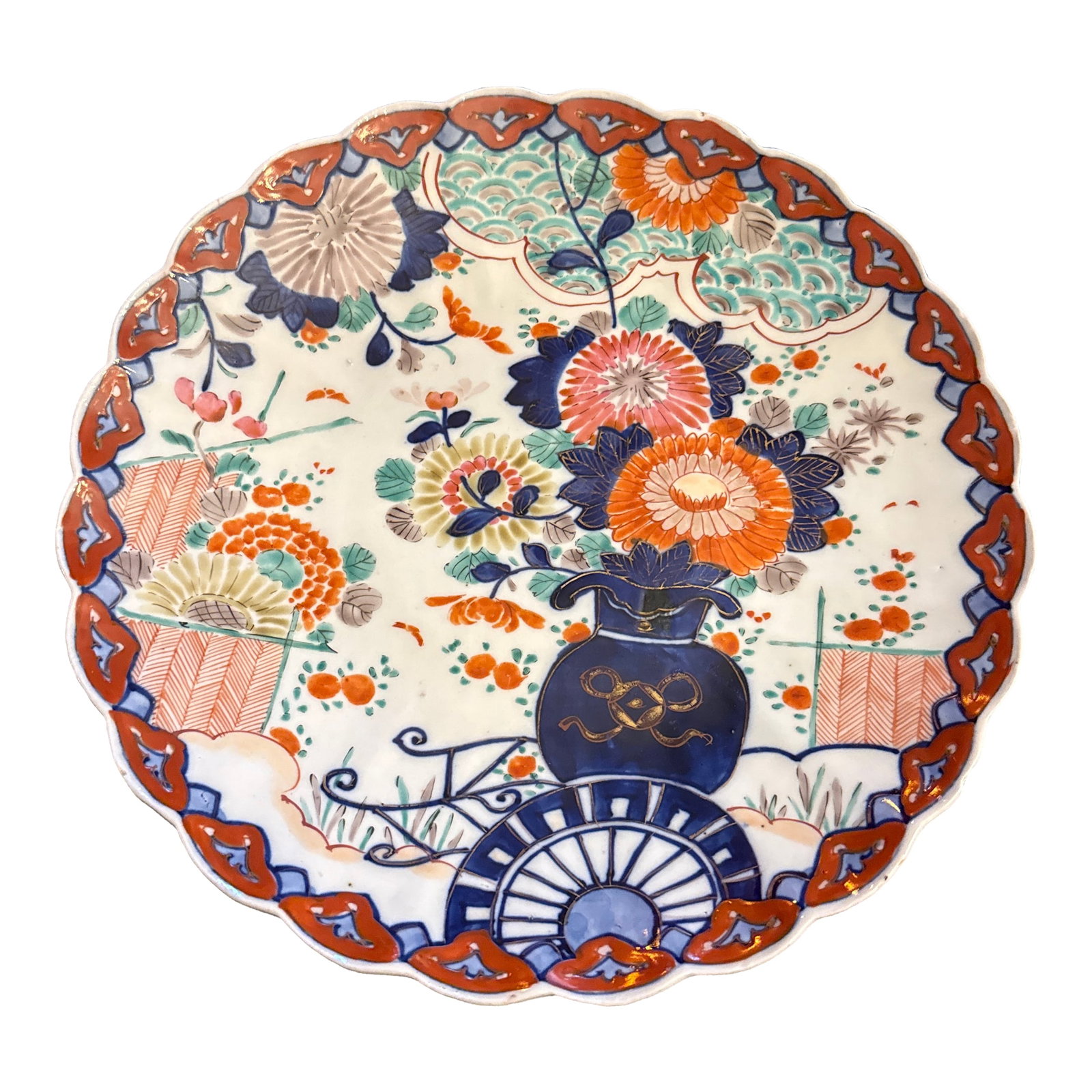 Imari Famille Rose Charger (1 of 6)
