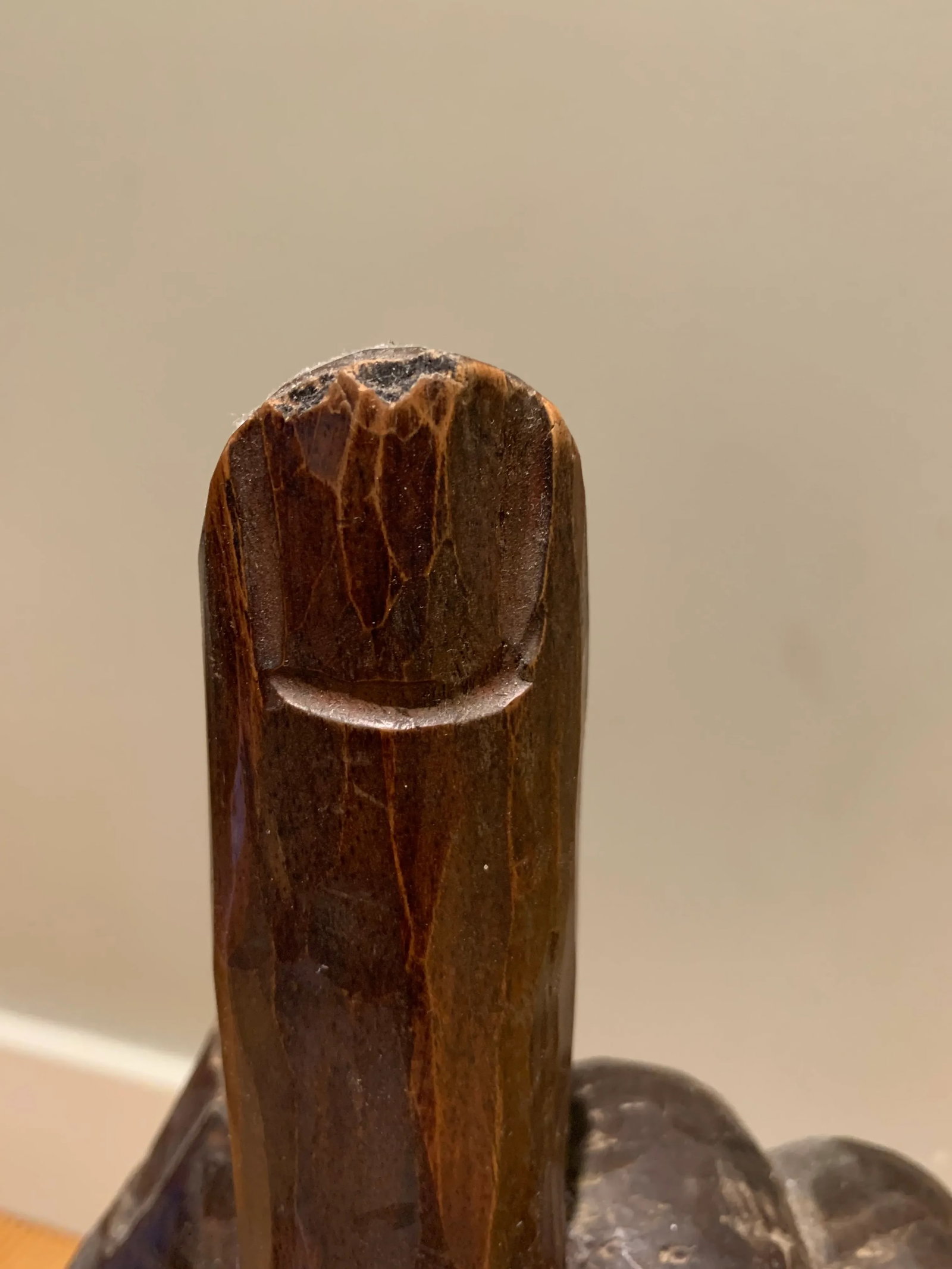 1960s Carved Wood Hand Sculpture - 10