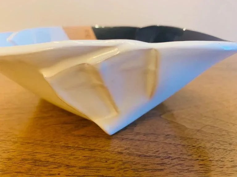 Pino Castagna Italian 1980s Post Modern Art Pottery Bowl - 11