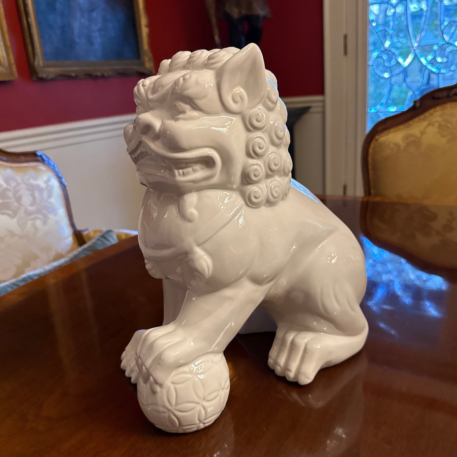 Blanc De Chine Foo Dog - 2