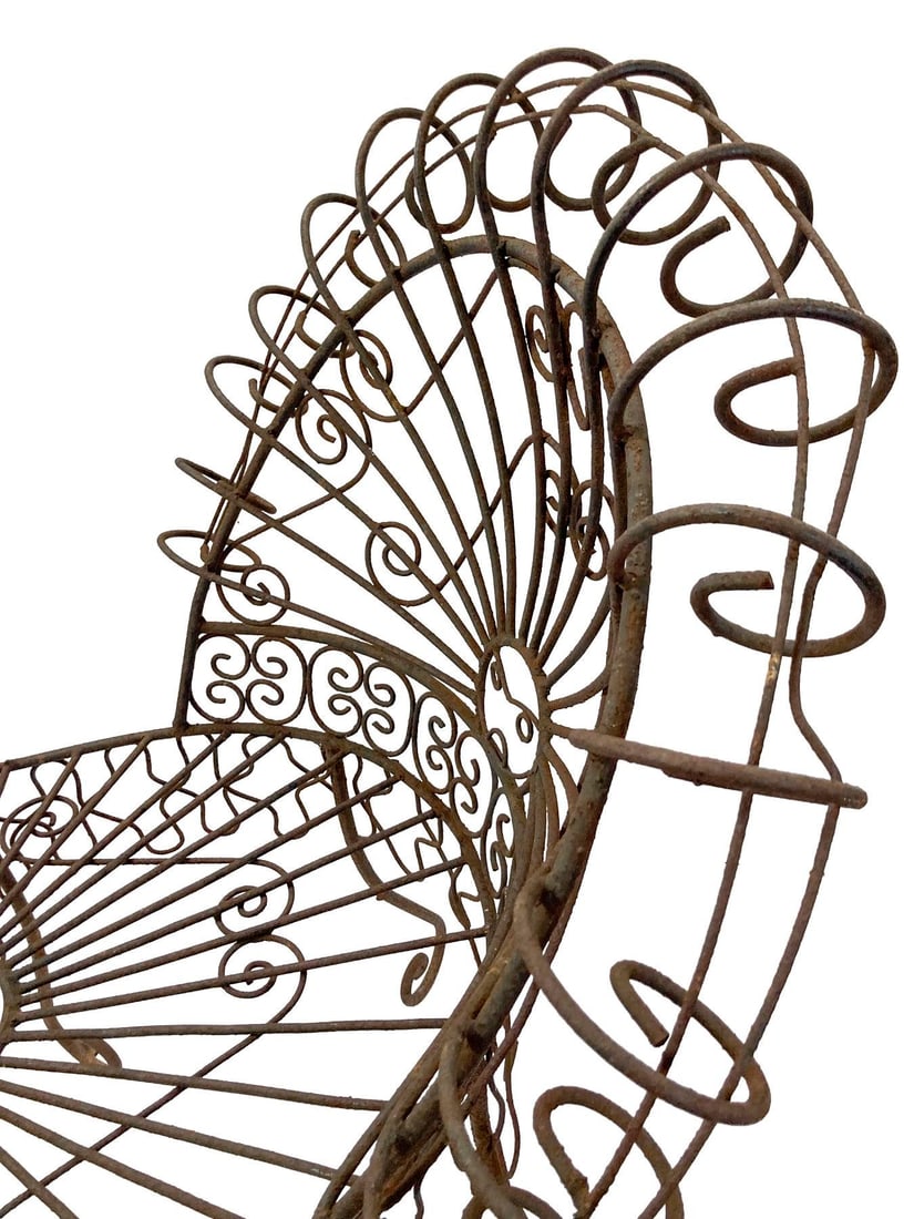 Mid 20th Century Salterini Style Iron Outdoor Garden Chair - 8