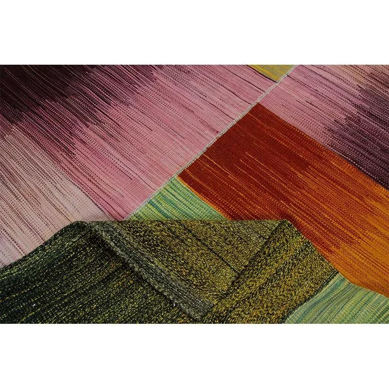 Handwoven Scandinavian Style Kilim Area Rug 3'8'' X 5'11" - 3