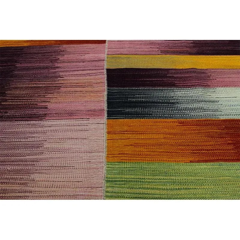 Handwoven Scandinavian Style Kilim Area Rug 3'8'' X 5'11" - 4