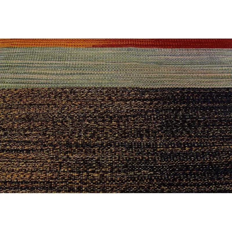 Handwoven Scandinavian Style Kilim Area Rug 3'8'' X 5'11" - 8