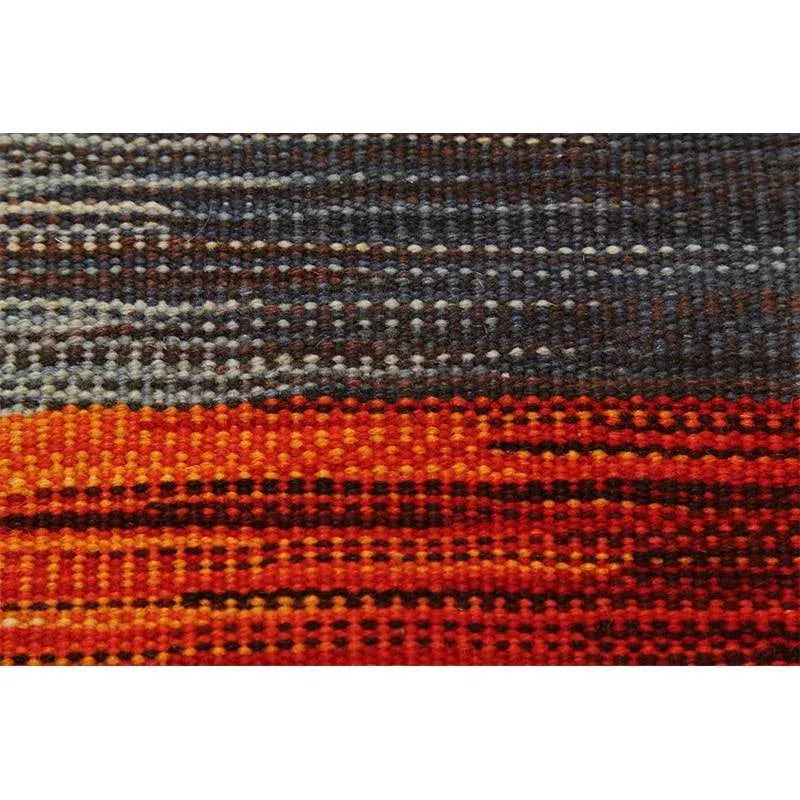 Handwoven Flatweave Scandinavian Style Persian Kilim Rug 3'9'' X 5'11" - 10