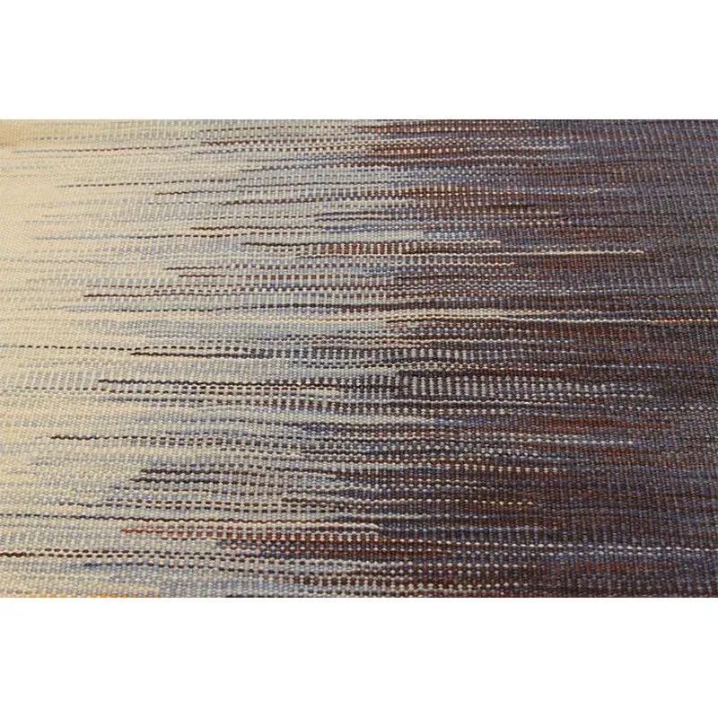 Handwoven Flatweave Scandinavian Style Persian Kilim Rug 3'9'' X 5'11" - 11