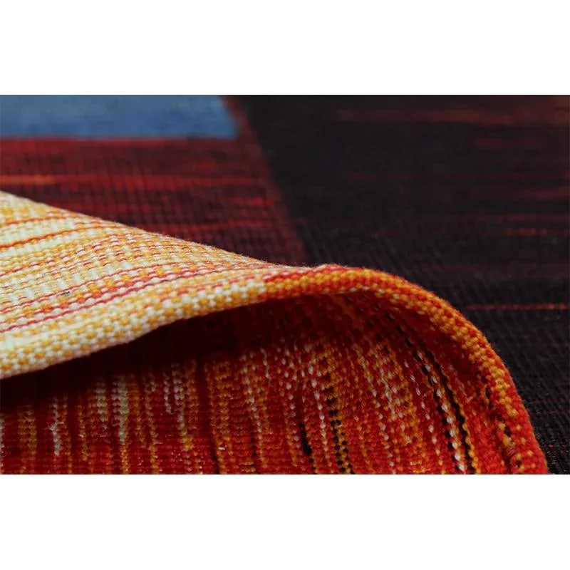 Handwoven Flatweave Scandinavian Style Persian Kilim Rug 3'9'' X 5'11" - 12