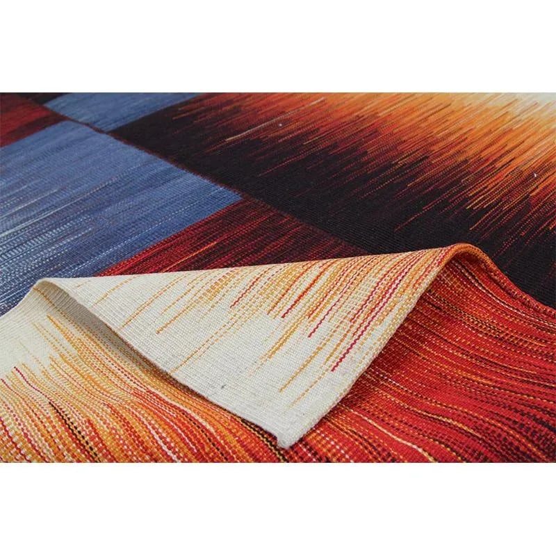 Handwoven Flatweave Scandinavian Style Persian Kilim Rug 3'9'' X 5'11" - 3