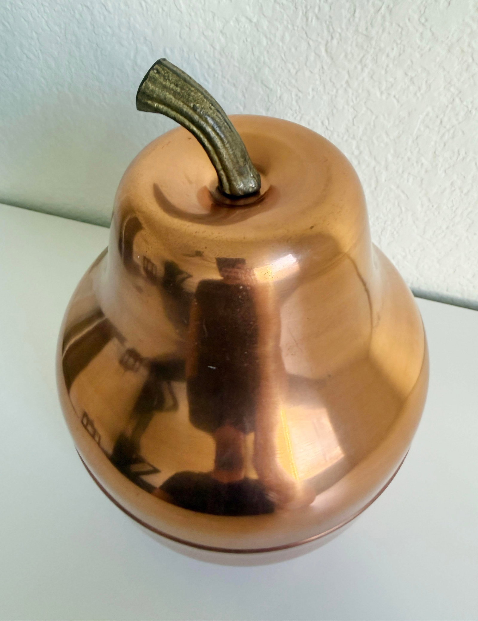 1970s Copper Pear Ice Bucket, Italy - 2