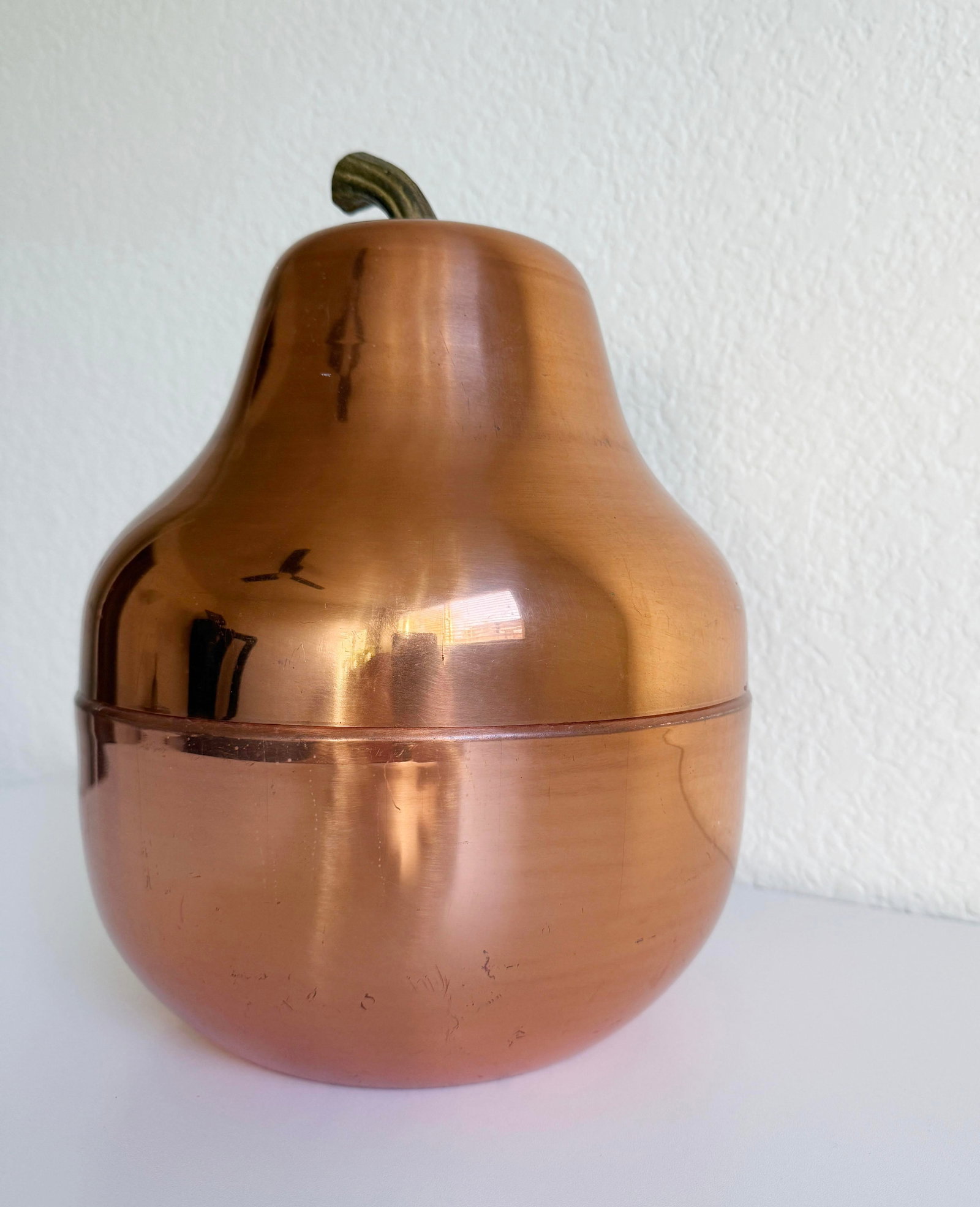 1970s Copper Pear Ice Bucket, Italy - 3