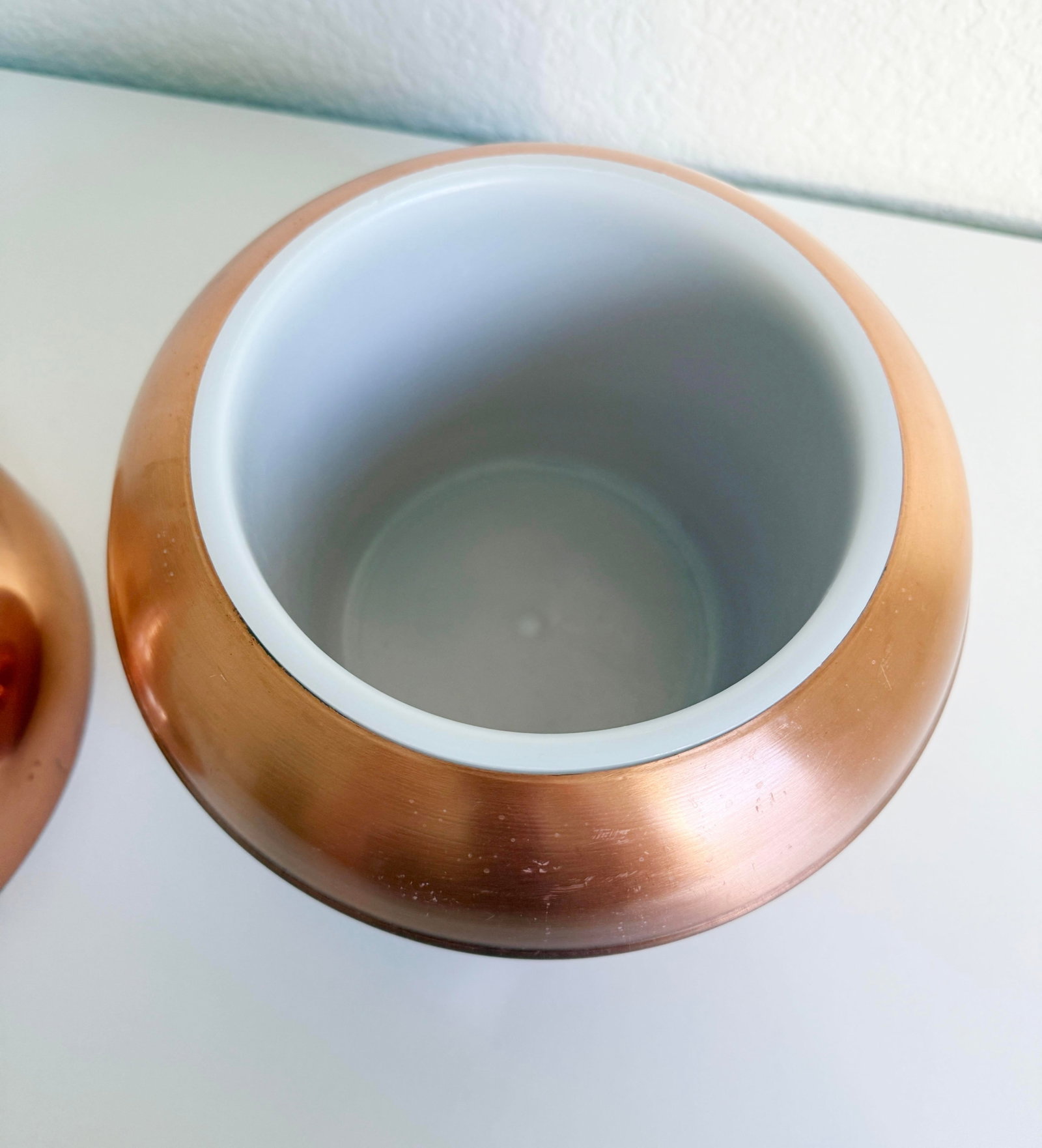 1970s Copper Pear Ice Bucket, Italy - 7