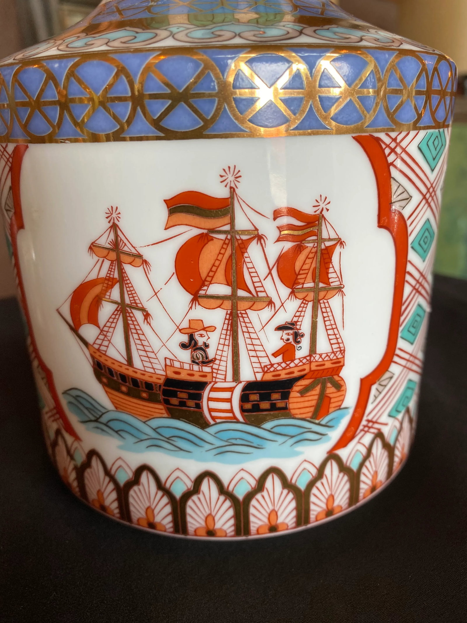 1980s Arita Imari Cocktail Set- 6 Pieces - 5