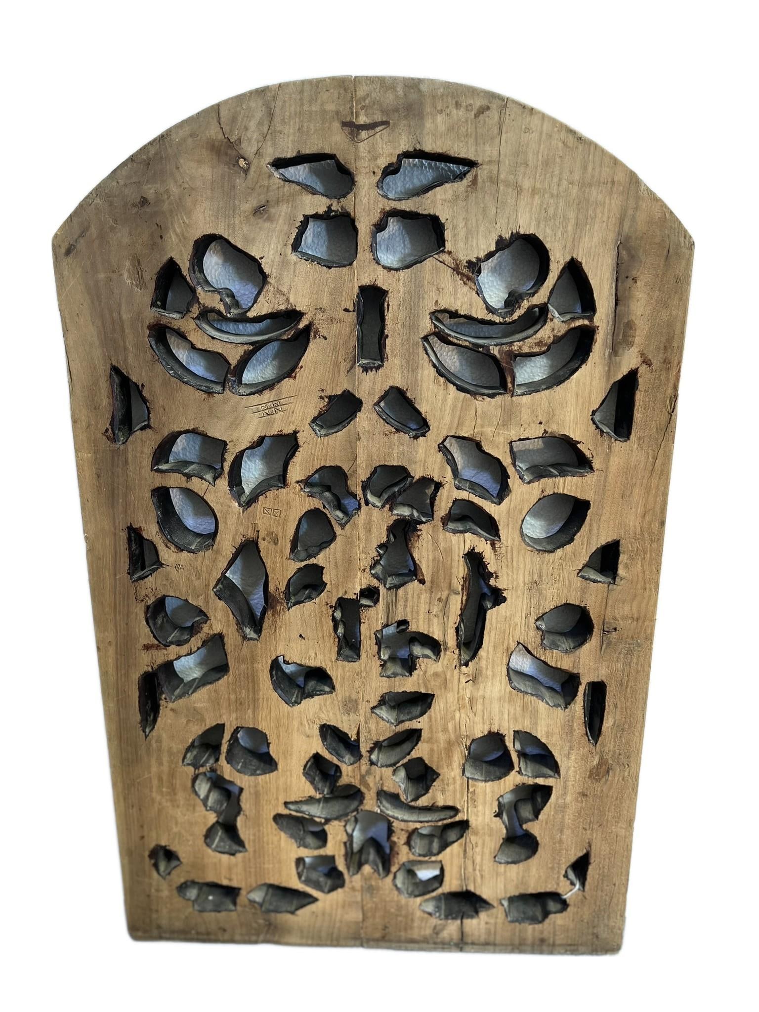 Antique Wood Panel With Carvings of Dragons - 6
