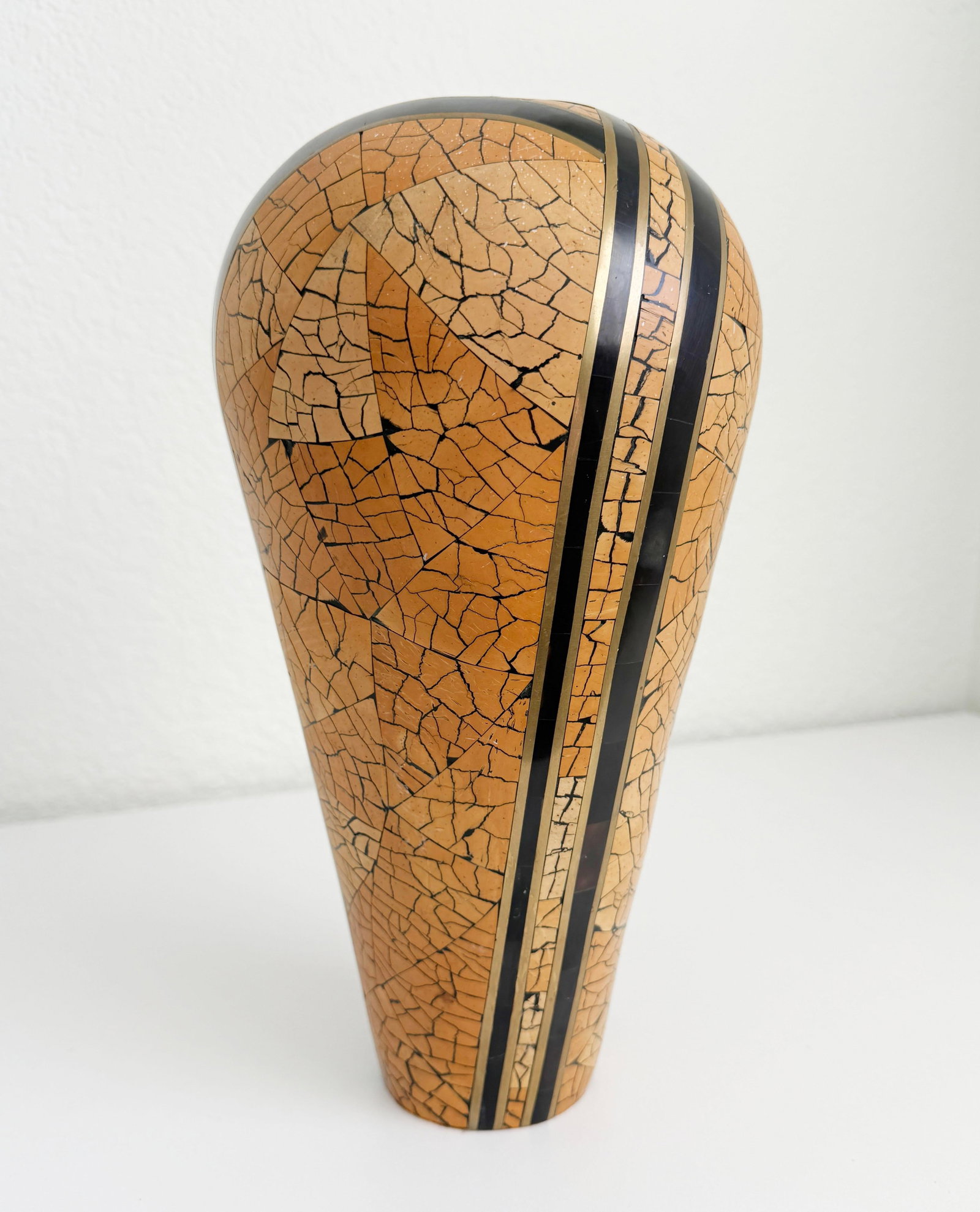Art Deco Revival Tessellated Vase - 10