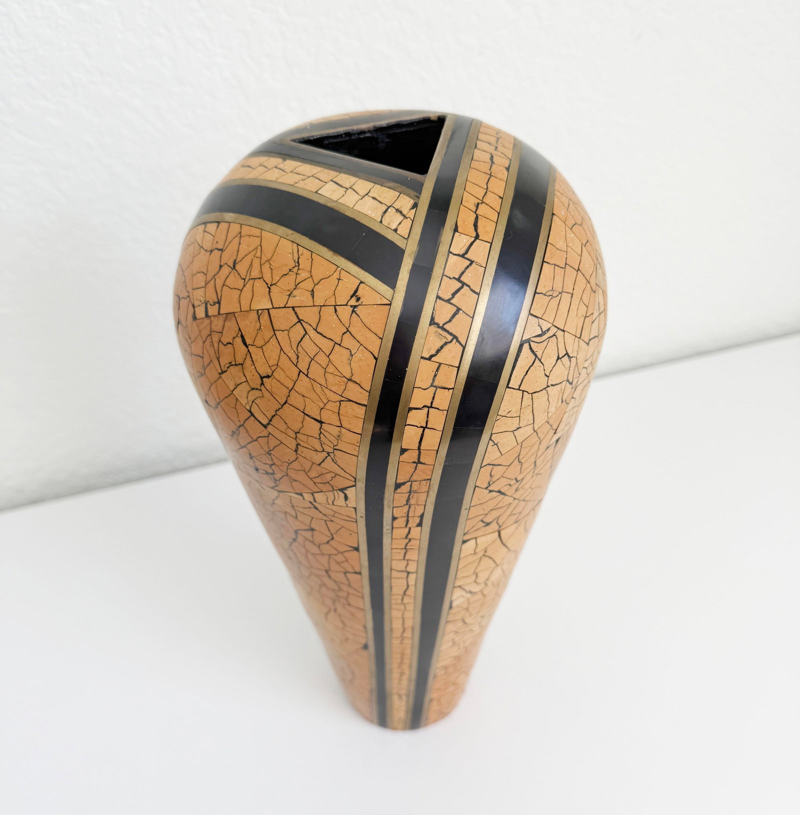 Art Deco Revival Tessellated Vase - 2