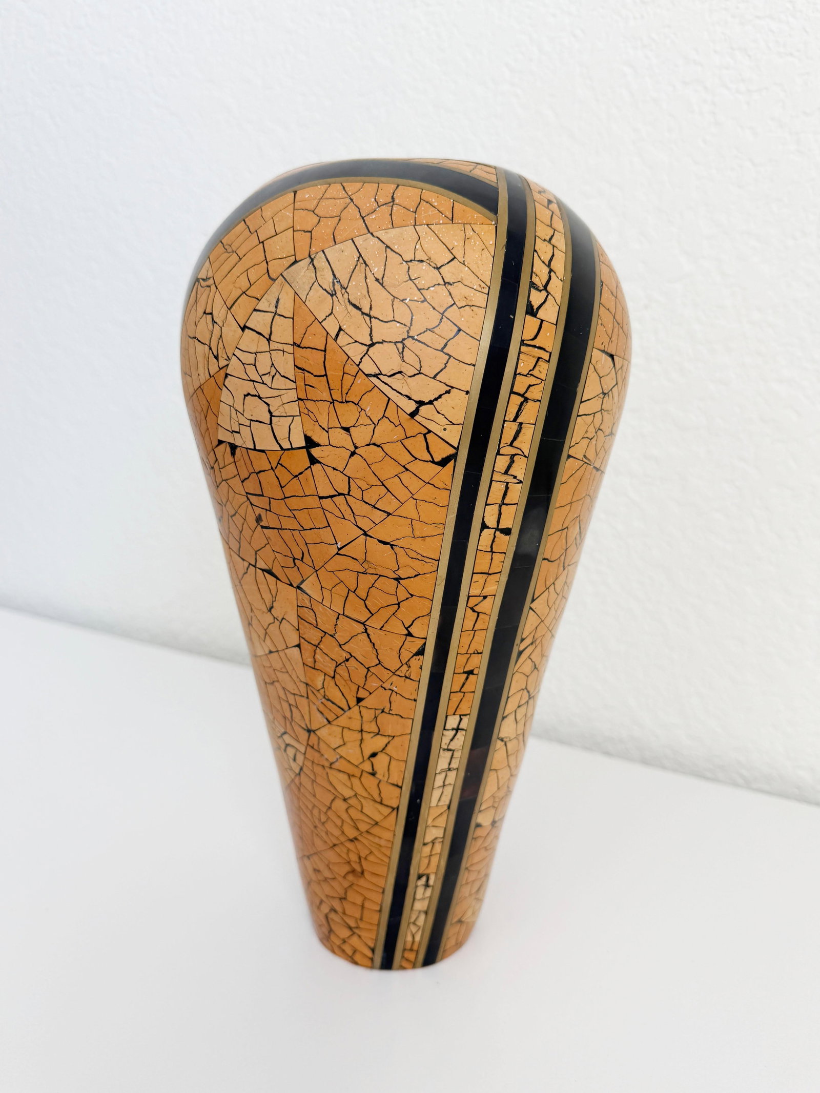 Art Deco Revival Tessellated Vase - 5
