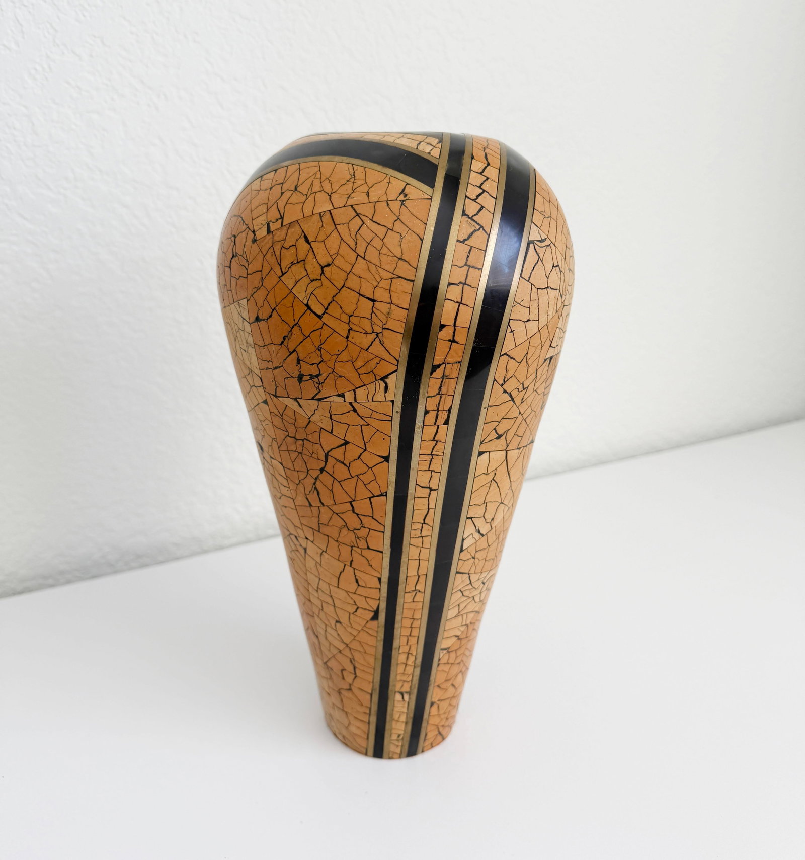 Art Deco Revival Tessellated Vase - 8