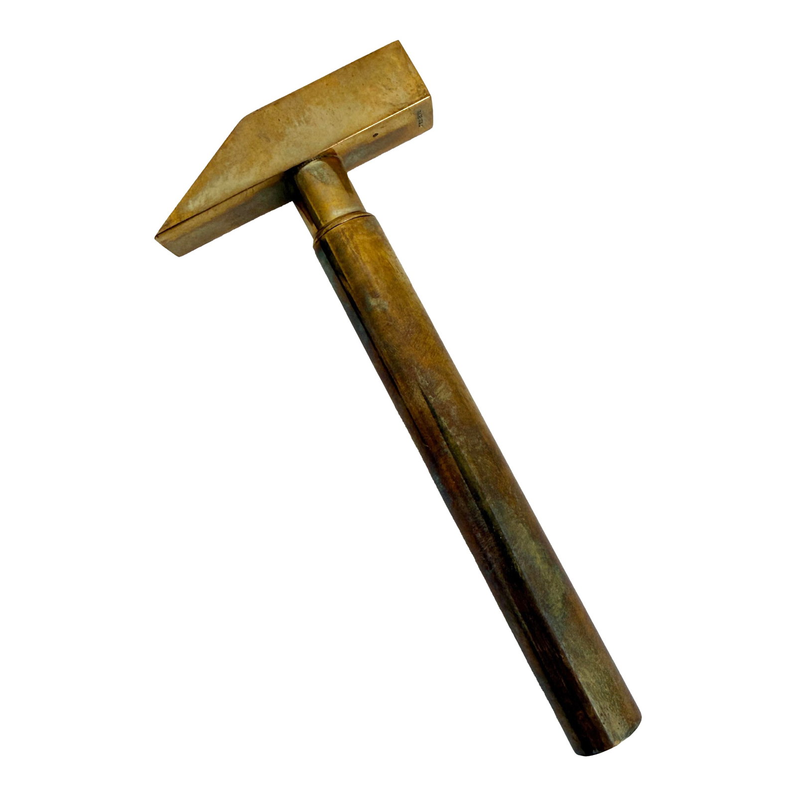 1970s Modernist Italian Brass Hammer Corkscrew, Bonwit Teller (1 of 8)