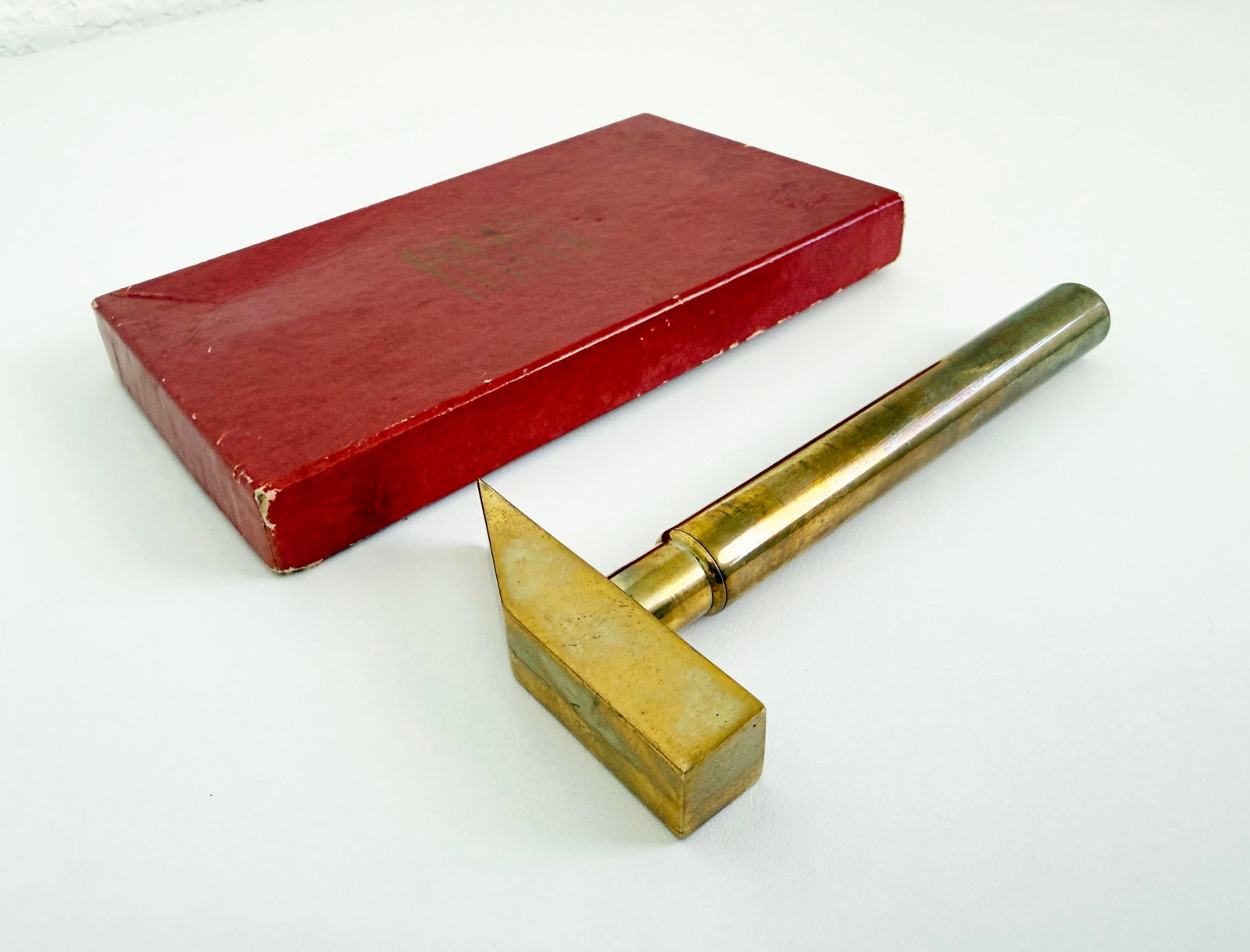 1970s Modernist Italian Brass Hammer Corkscrew, Bonwit Teller - 6