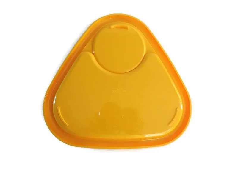 1970s Retro Picnic Plastic & Glass Snack Set for 4 People- 8 Pieces - 7