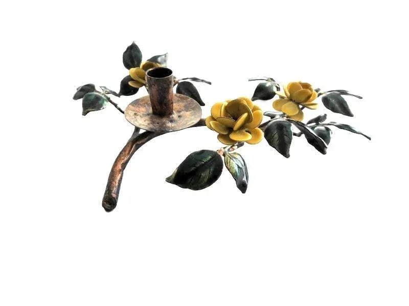 1980s Bovano Enamel on Copper Candle Holder - 10