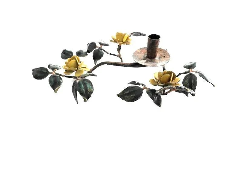 1980s Bovano Enamel on Copper Candle Holder - 3