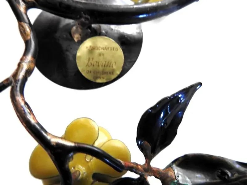 1980s Bovano Enamel on Copper Candle Holder - 9