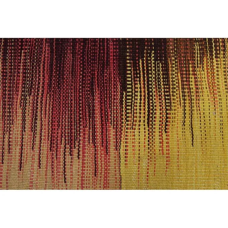 Handwoven Scandinavian Style Persian Kilim Rug 3'8'' X 4'9'' - 11