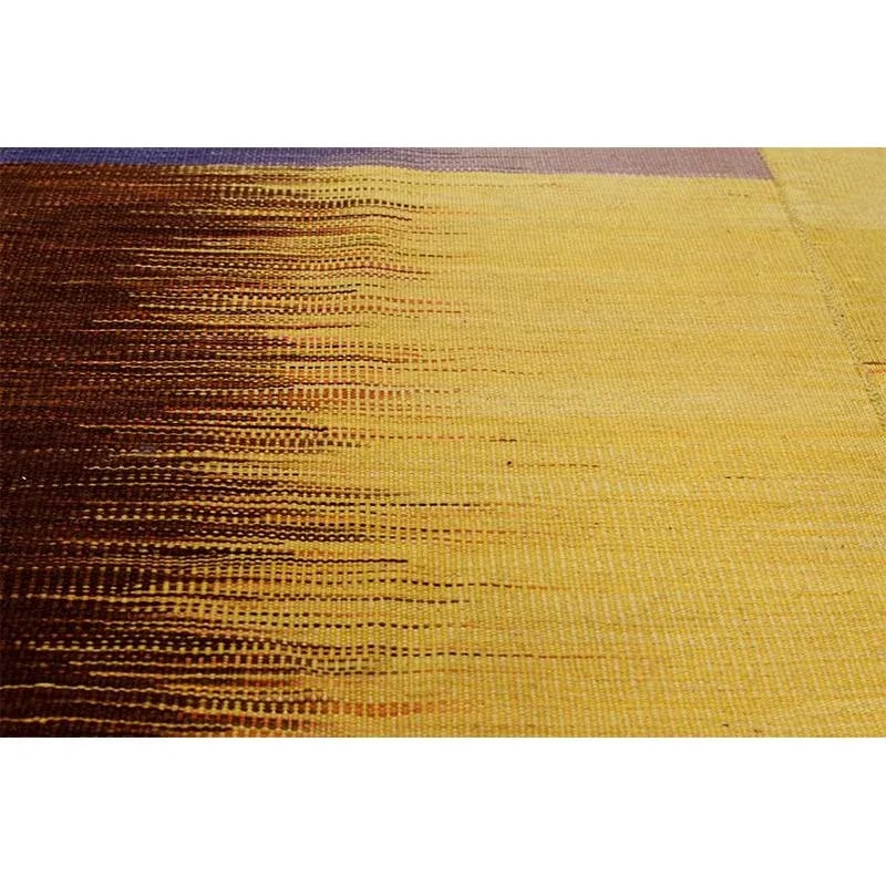 Handwoven Scandinavian Style Persian Kilim Rug 3'8'' X 4'9'' - 6