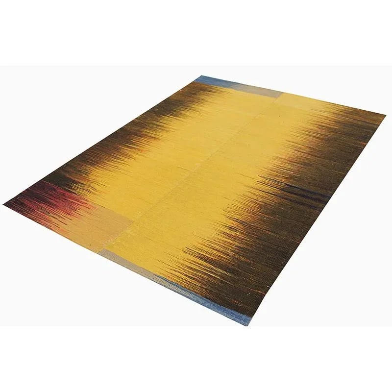 Handwoven Scandinavian Style Persian Kilim Rug 3'8'' X 4'9'' - 8