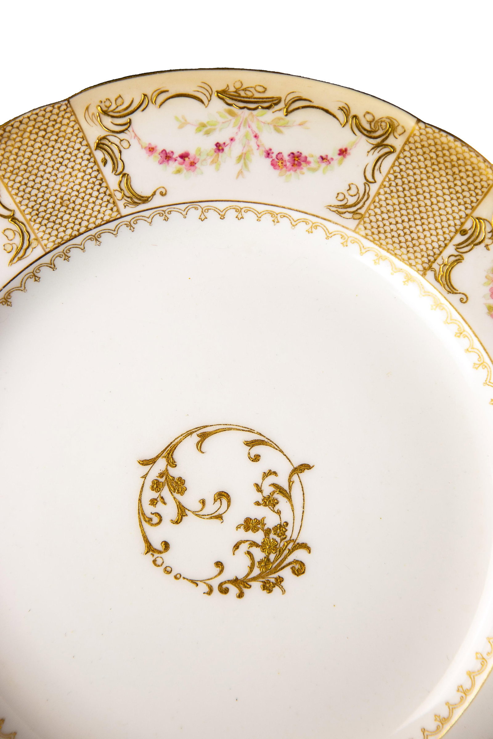 Antique Doulton Burslem Plates- Set of 12 - 5