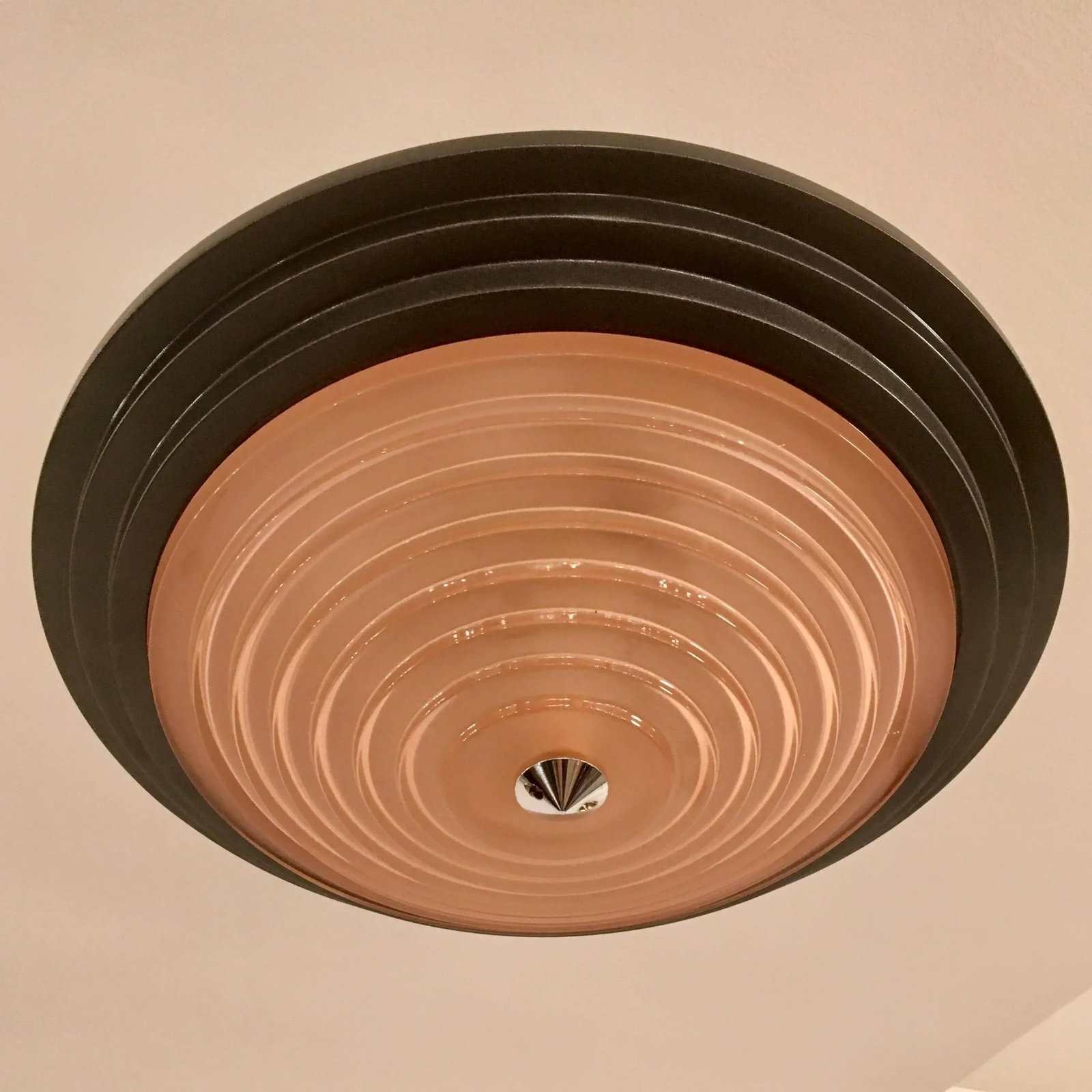 Fontana Arte Daniela Puppa and Franco Raggi, 1980s Crystal Flush Light - 2