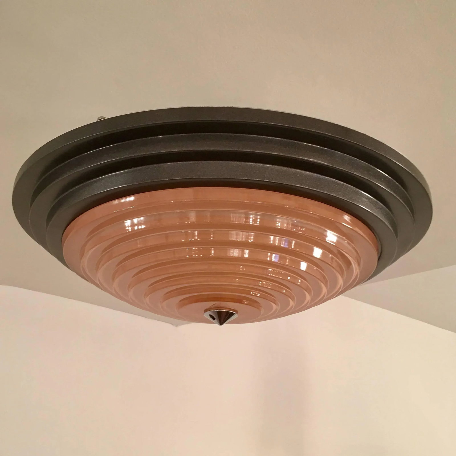 Fontana Arte Daniela Puppa and Franco Raggi, 1980s Crystal Flush Light - 3
