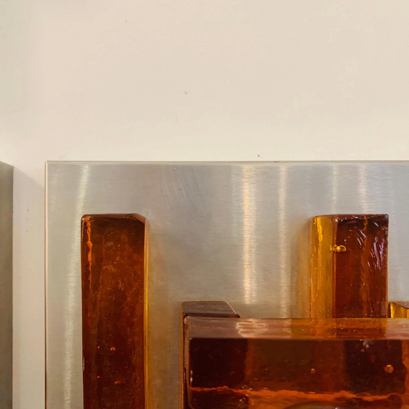 Poliarte Italian Murano Glass 1960s Wall Lights - A Pair - 4