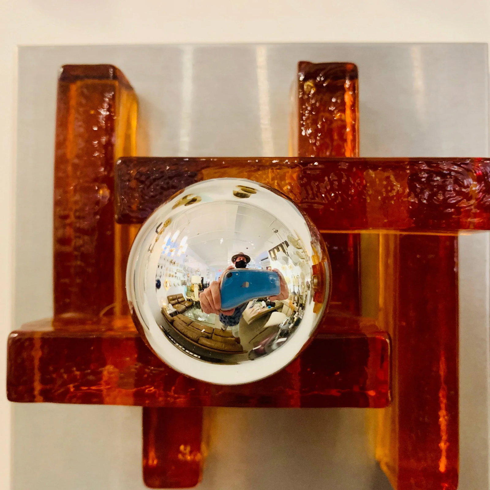 Poliarte Italian Murano Glass 1960s Wall Lights - A Pair - 5