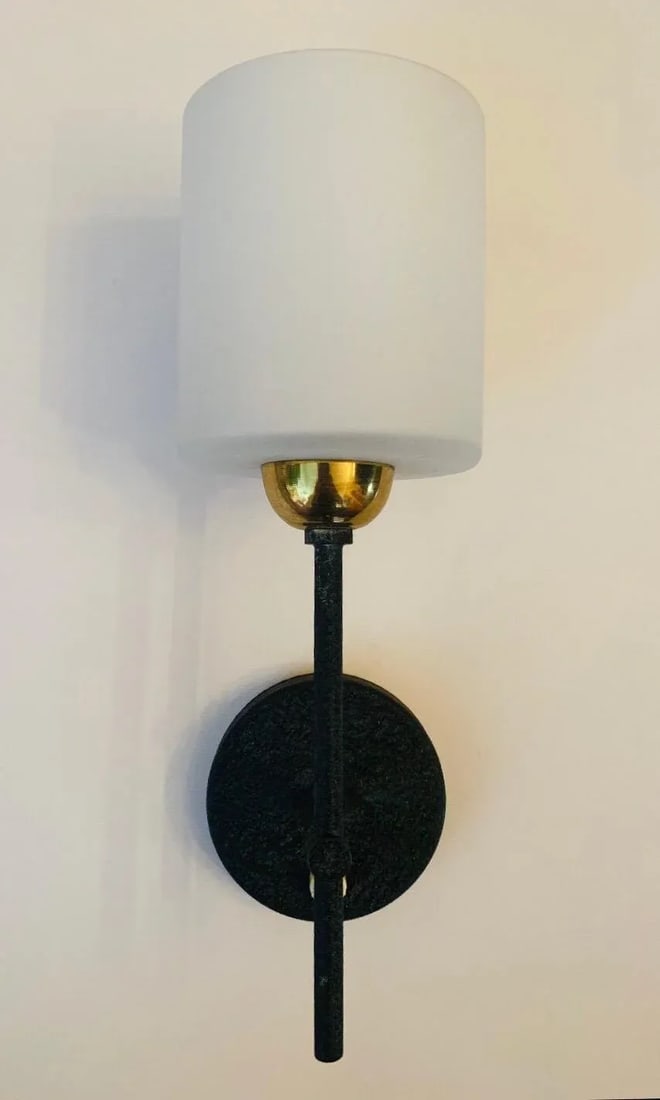 Lunel French 1960s Wall Lights - A Pair - 10