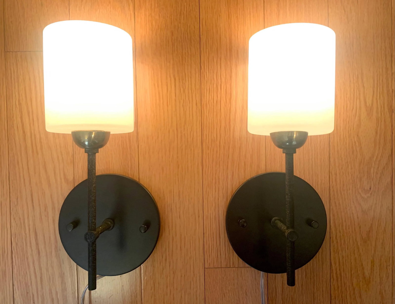 Lunel French 1960s Wall Lights - A Pair - 5