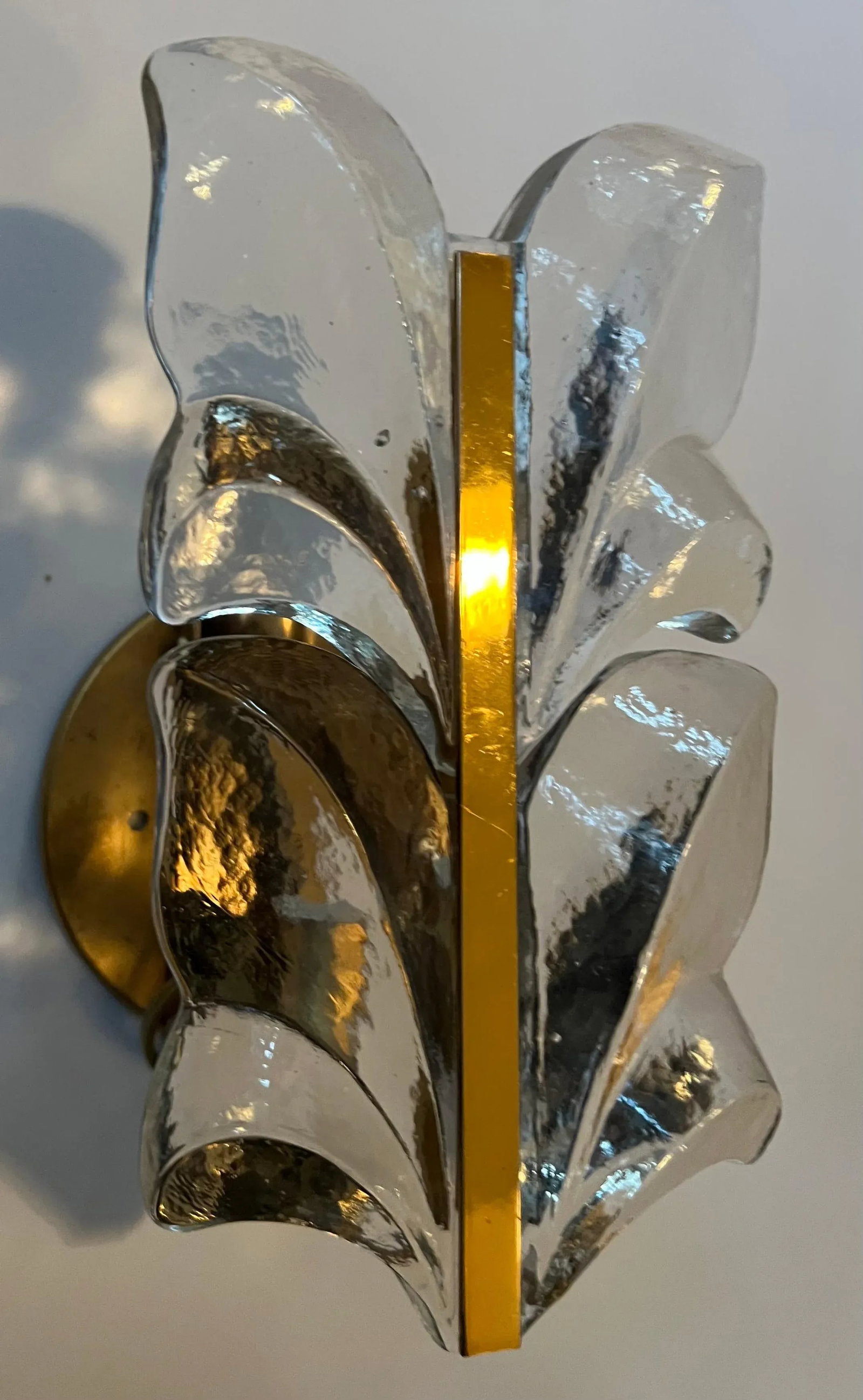 Kalmar 1950 Glass Mid-Century Modern Wall Light - 4