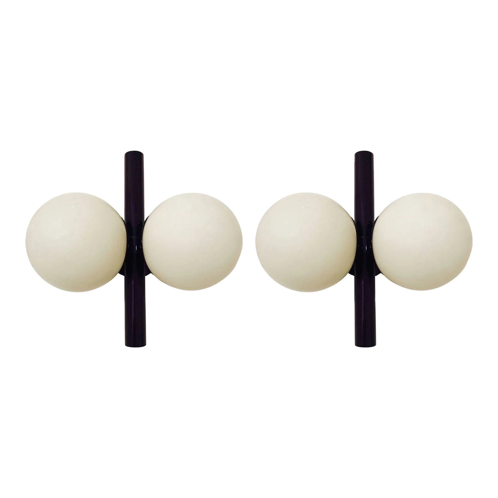 German Space Age Candy Purple Wall Lights - A Pair (1 of 11)