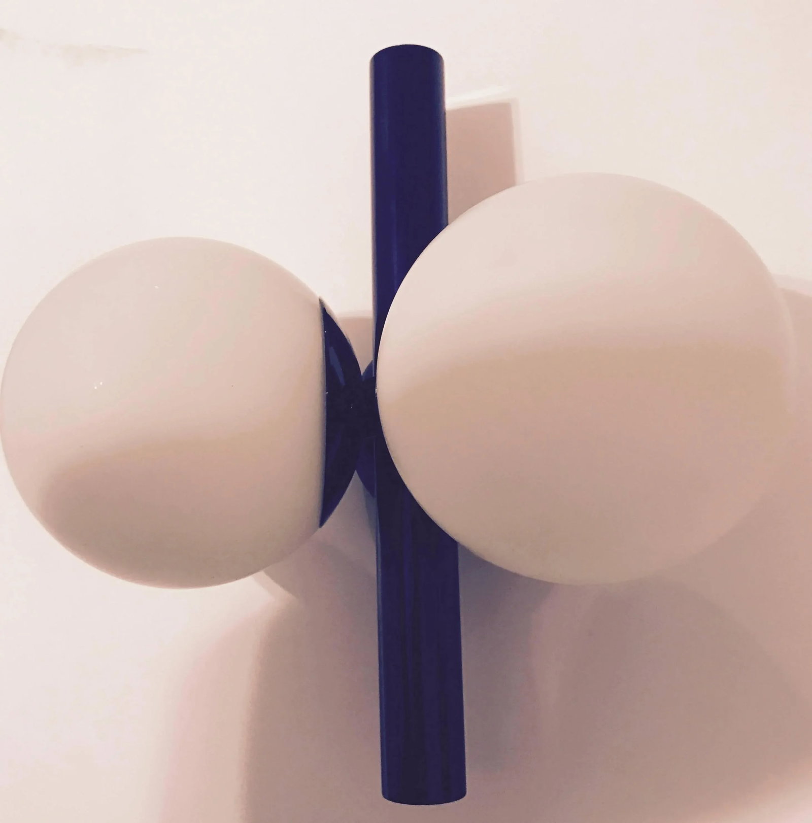 German Space Age Candy Purple Wall Lights - A Pair - 2