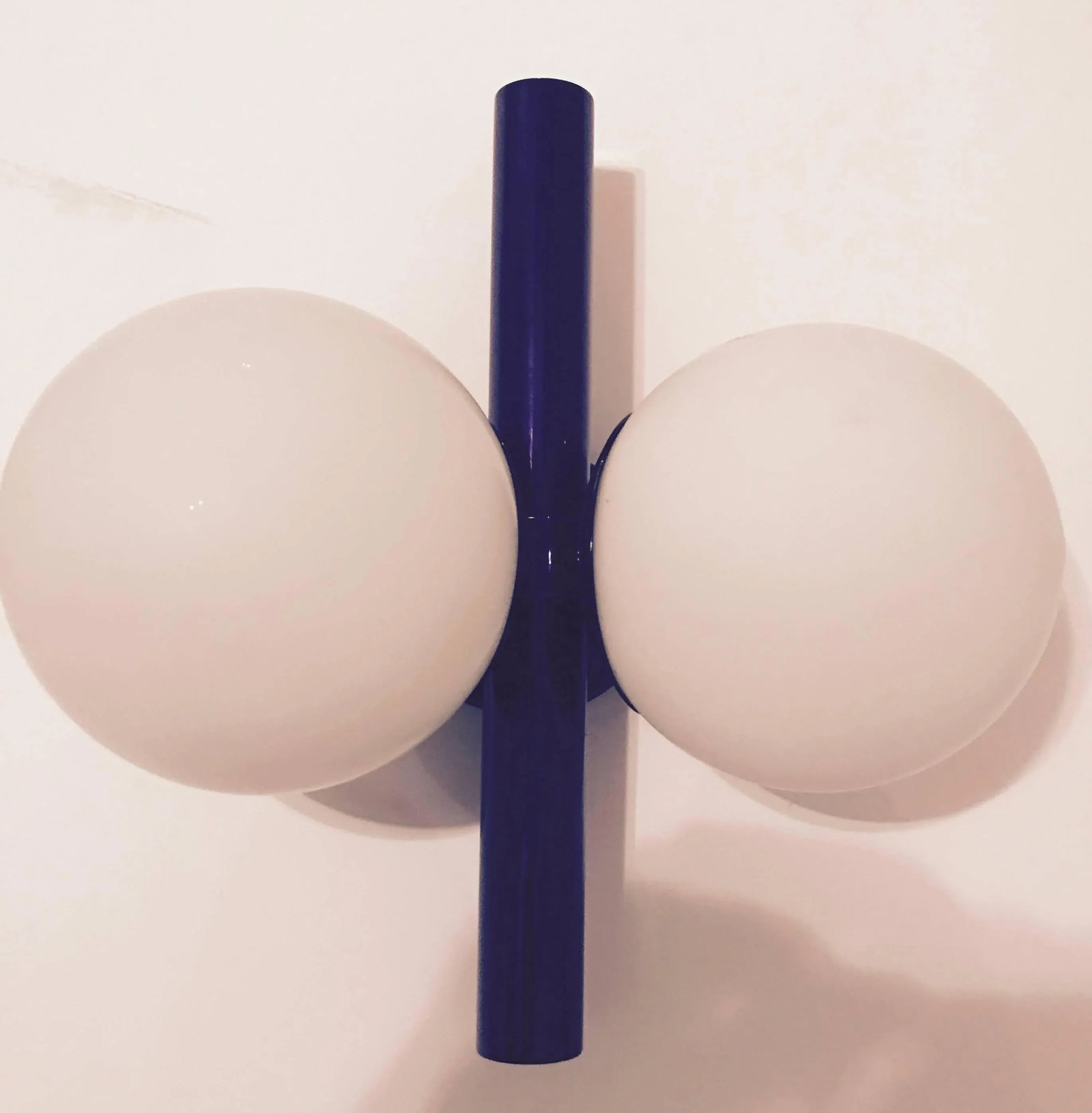 German Space Age Candy Purple Wall Lights - A Pair - 8