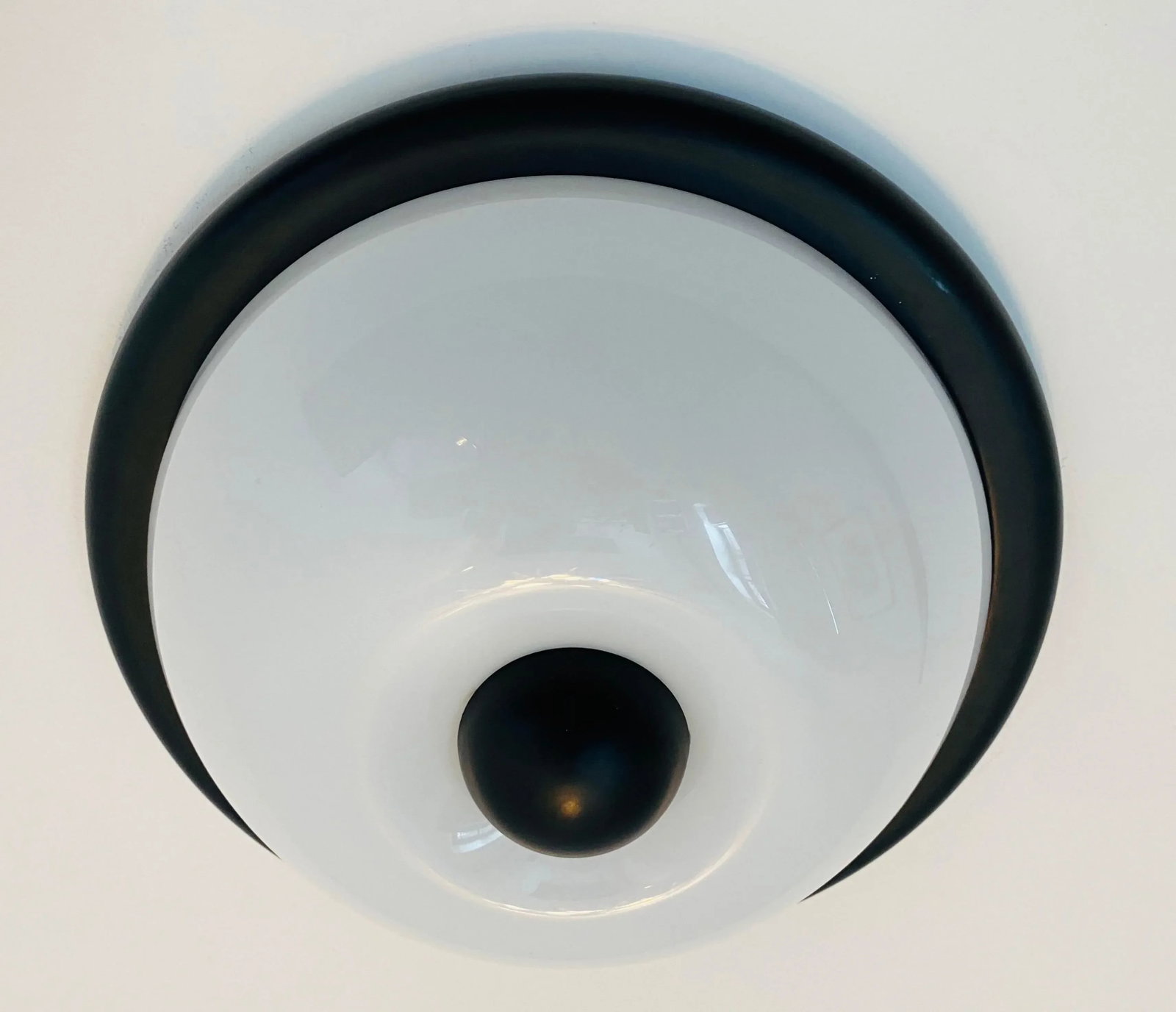 1980s Italian Art Tech Fabbian Flush Light Sconce - 10