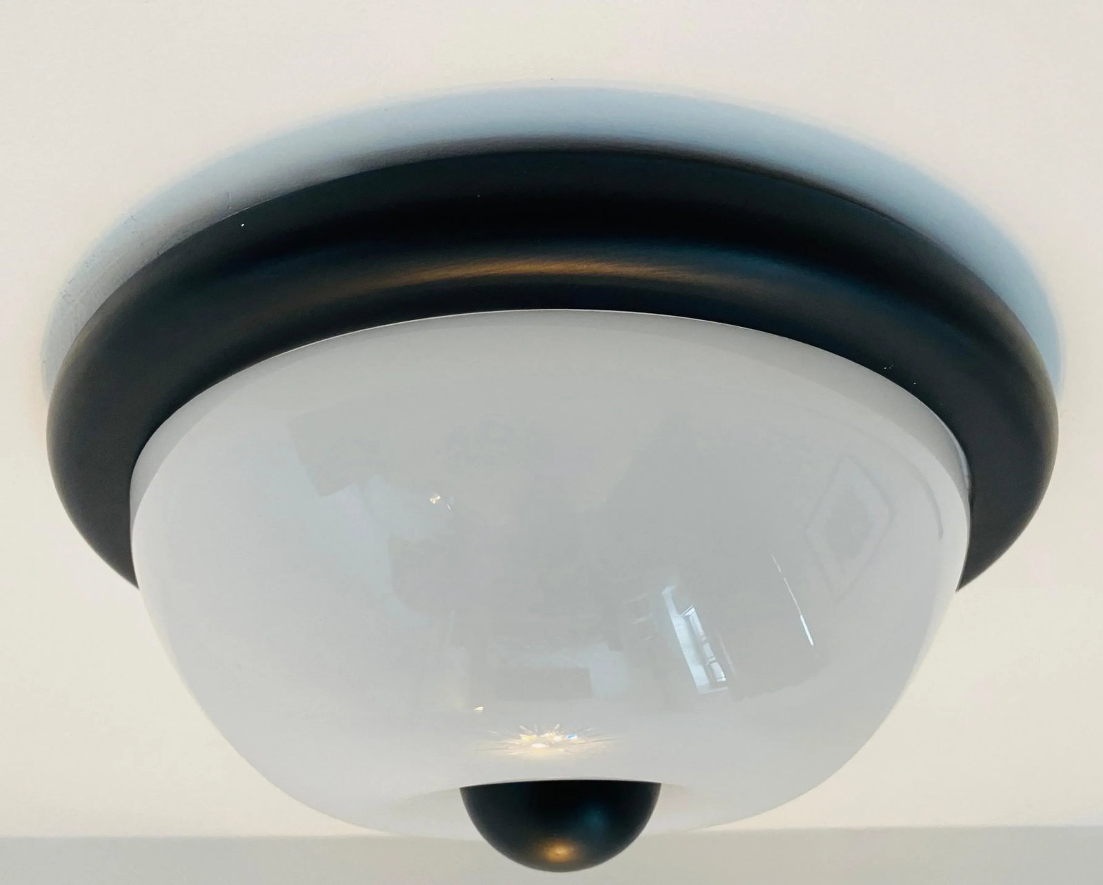 1980s Italian Art Tech Fabbian Flush Light Sconce - 5