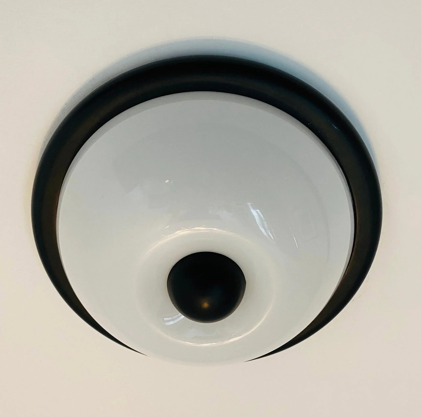 1980s Italian Art Tech Fabbian Flush Light Sconce - 8