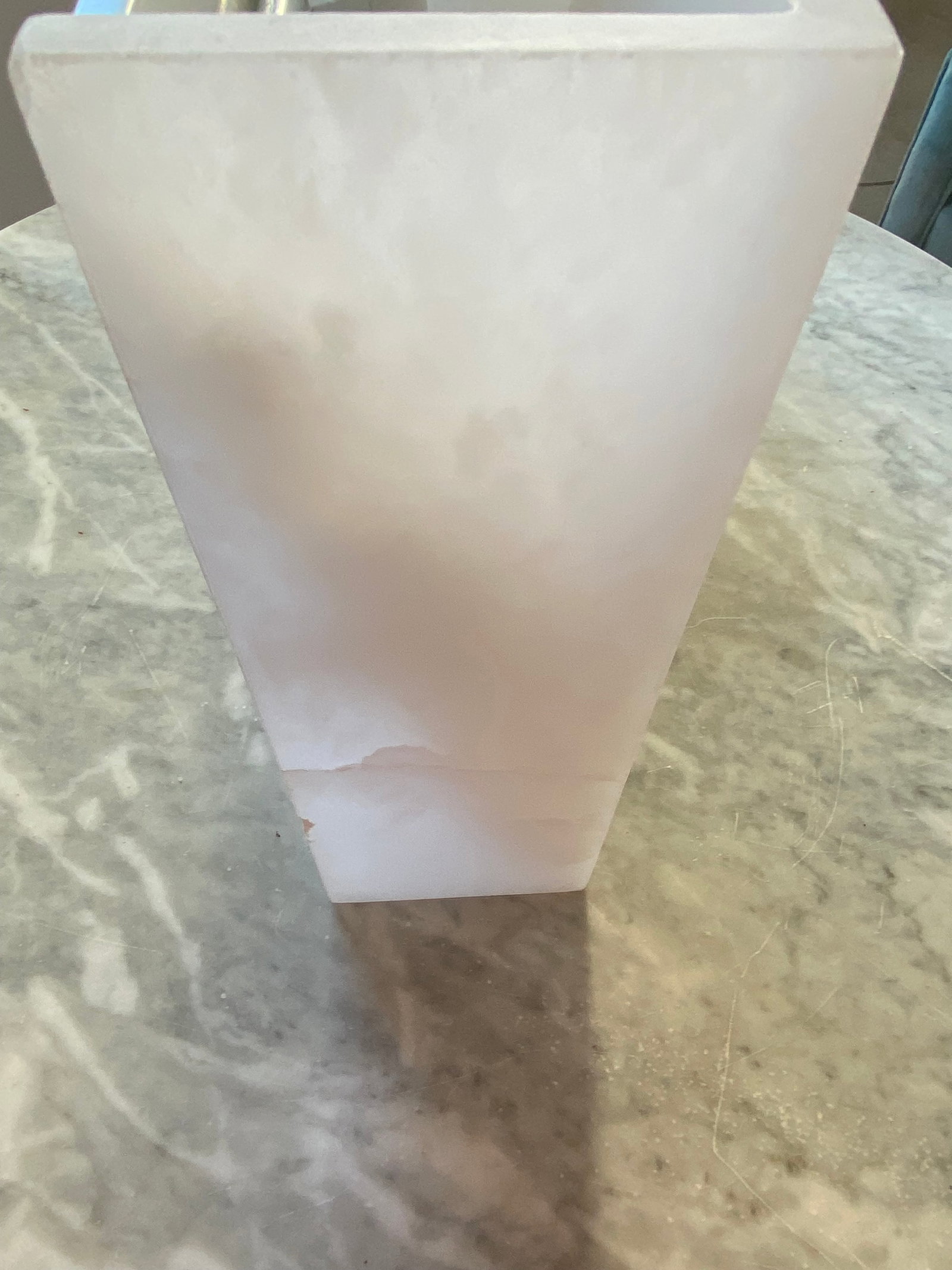 Alabaster Minimalist Sconces, a Pair (Spain), Rectangular Stone - 14